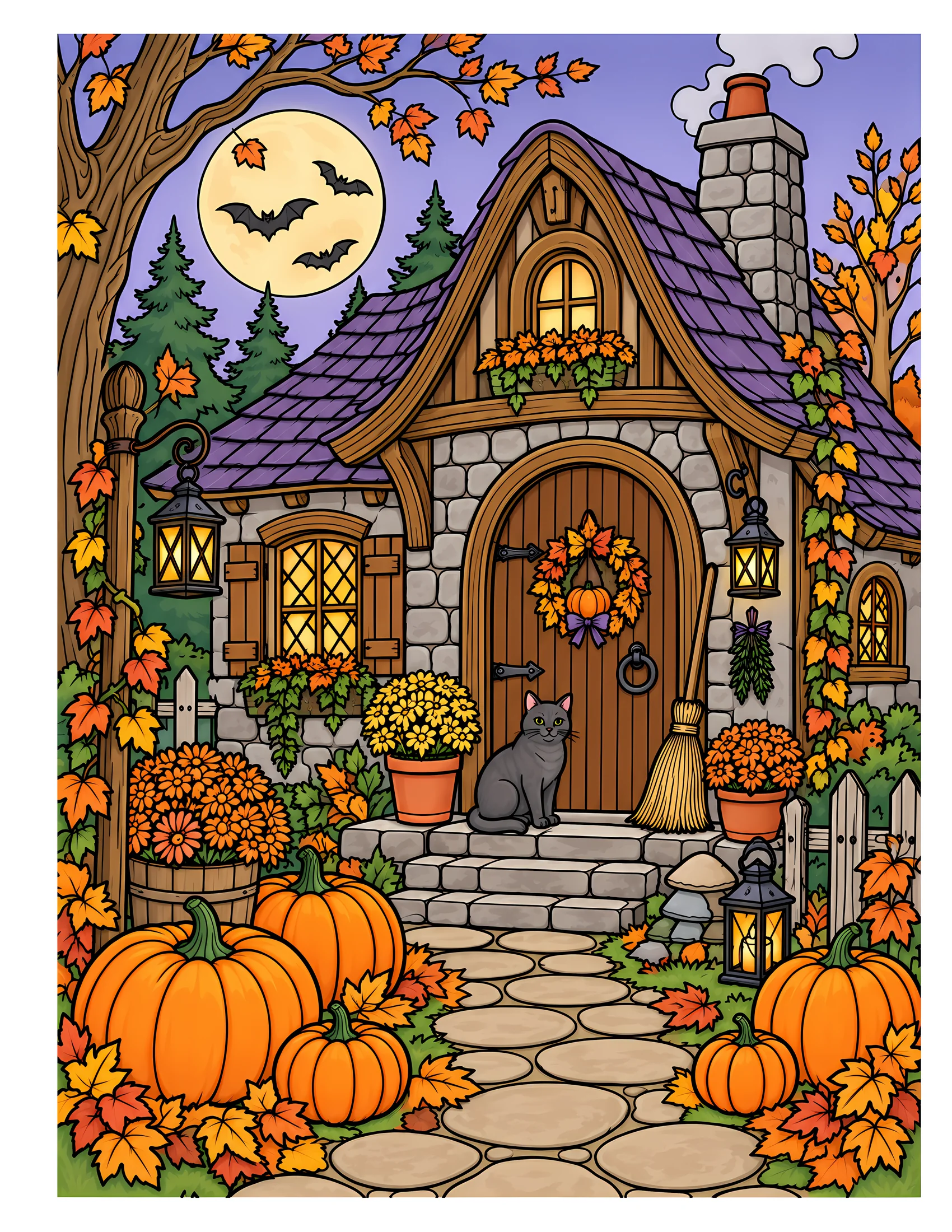 Witch cottage color reference for Level 2 · Advanced