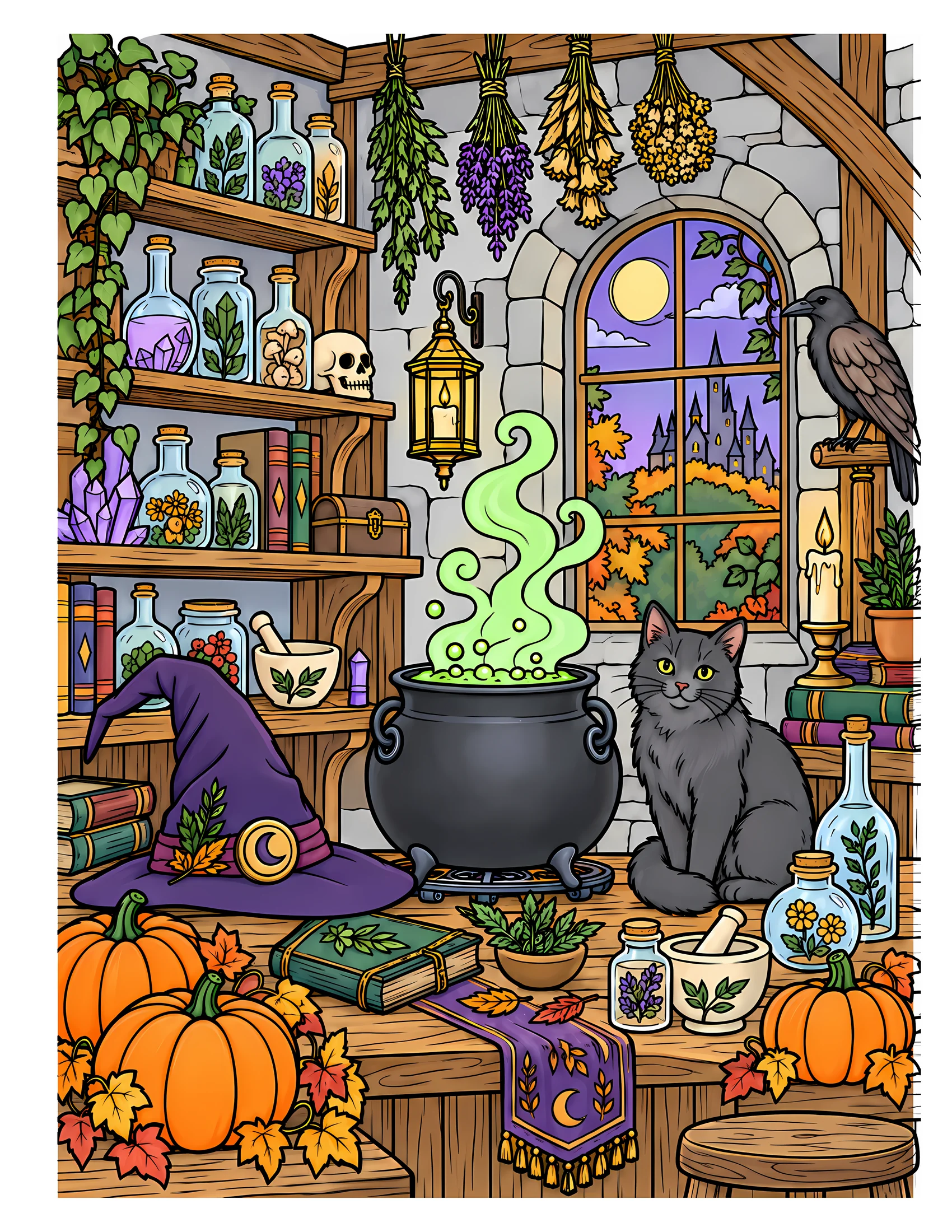 Potion workshop color reference for Level 2 · Advanced