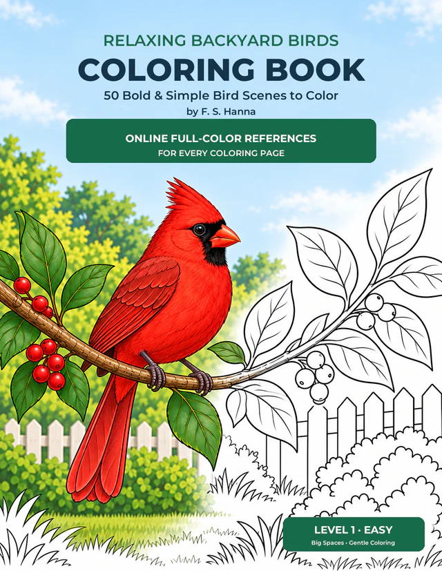 Birds in Nature Color Guide theme